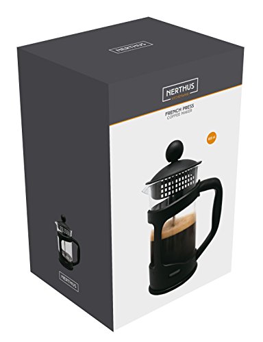 NERTHUS-Cafetire-franaise-de-Piston-18x115x8-cm-Noir-0-1