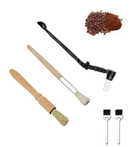 Pinceaux-machine--expressoBrosse--manche-en-boisaccessoires-pour-cafnettoyage-de-caf--la-cuillreCaf-Moulin--caf-Brosse-de-nettoyage4-pices-0