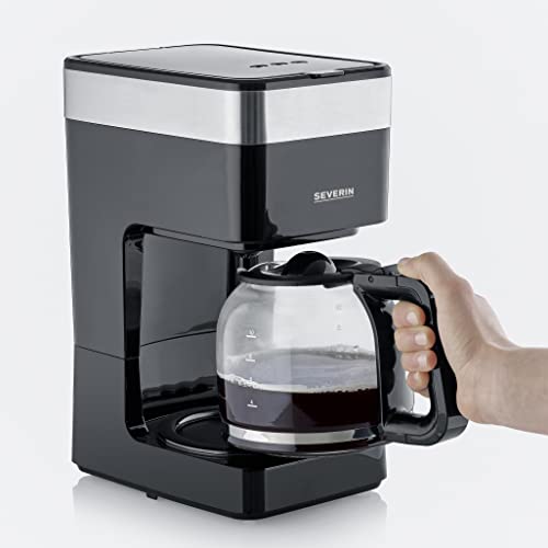 SEVERIN-KA-9263-Cafetire-en-acier-inoxydable-Noir-900-W-0-1