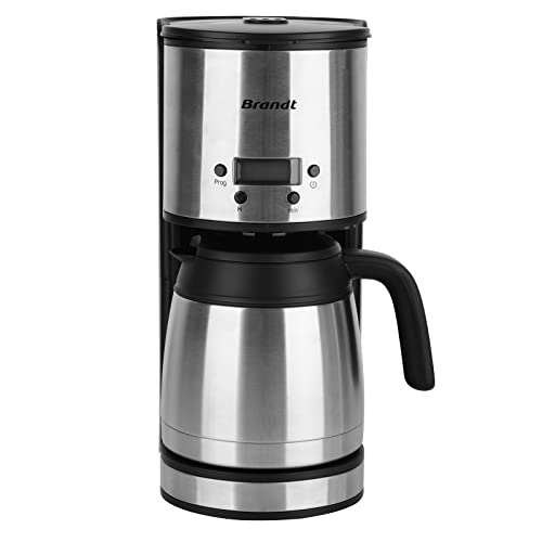 Brandt-CAF1512TH--Cafetire-Filtre-Programmable--Capacit-10-Tasses--Rservoir-12L--Puissance-1000W-Programmable-24h-Verseuse-isotherme--Maintien-au-Chaud--Arrt-automatique-Noir-0-0