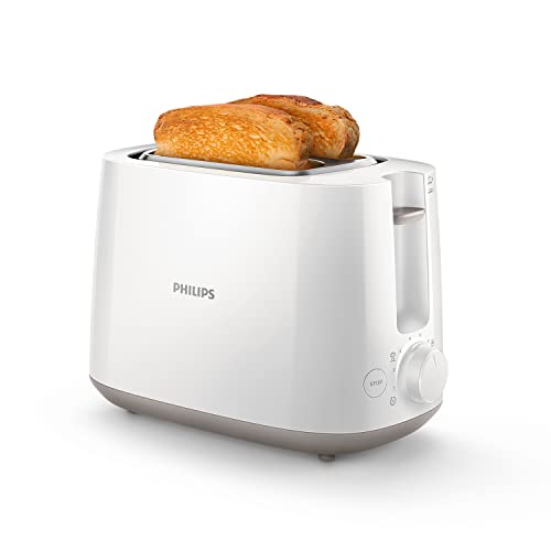 Philips-Grille-pain-2-Fentes-8-Rglages-Rchauffe-Viennoiseries-Dconglation-Surlvation-Arrt-Automatique-Blanc-HD258100-0-0