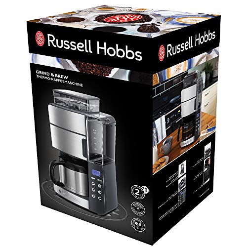 Russell-Hobbs-Machine--Caf-Cafetire-Filtre-Isotherme-Semi-Automatique-1000W-Moulin--Grains-Intgr-Programmable-25620-56-Grind-and-Brew-0-0
