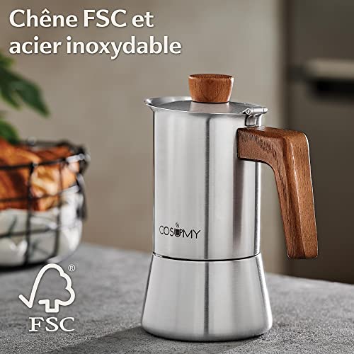 Cosumy-Cafetiere-Italienne-en-Acier-Inox-Compatible-avec-Induction-Avec-Joint-en-Silicone-de-Rechange-0-1