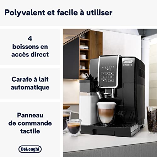 DeLonghi-Dinamica-Machine-a-Cafe-Grain-ECAM35015B-Machine-Expresso-et-Cappucino-Noir-0-0