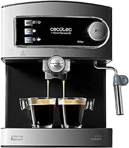 Cecotec-Machine-a-cafe-Express-Power-Espresso-20-Barista-Pro-2-Thermoblocks-20Bars-Manometre-Mode-Auto-pour-1-et-2-Cafes-Buse-vapeur-Orientable-Conduit-pour-Infusions-2900W-Basic-0