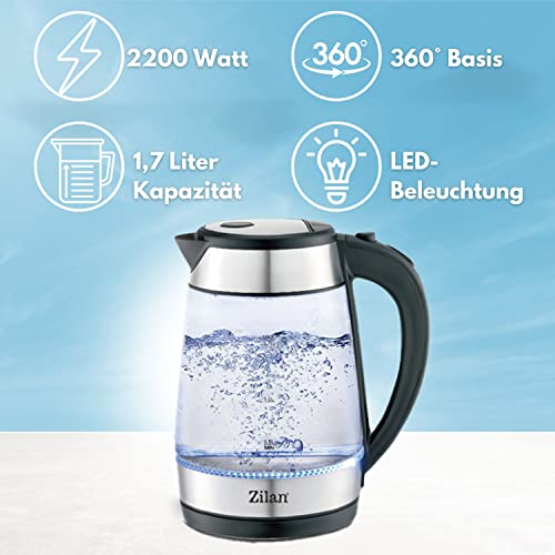Zilan-Bouilloire-en-verre-et-acier-inoxydable-2200-W-17-l-Eclairage-LED-bleu-360--Filtre-anti-calcaire-Sans-BPA-Kettle-Purificateur-deau-Bouilloire-a-the-0-1