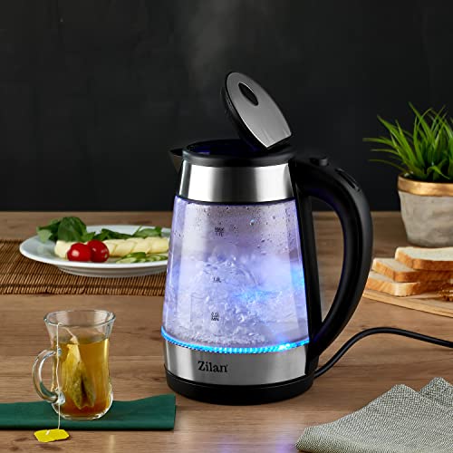 Zilan-Bouilloire-en-verre-et-acier-inoxydable-2200-W-17-l-Eclairage-LED-bleu-360--Filtre-anti-calcaire-Sans-BPA-Kettle-Purificateur-deau-Bouilloire-a-the-0-2