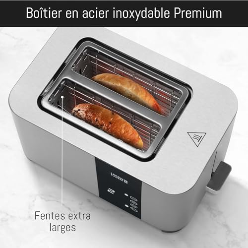 LEBENLANG-Toaster-grille-pain-Inox-Ecran-tactile-LED-7-modes-0-0