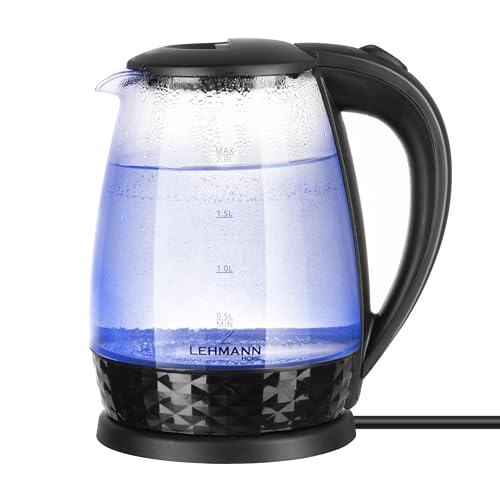 Lehmann-LHOEK-2220C-Bouilloire-en-verre-pour-la-cuisine-2L-bouilloire-electrique-en-verre-2200W-bouilloire-avec-reservoir-eclaire-et-socle-decore-ebullition-rapide-et-grande-capacite-0