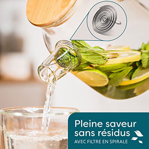 Cosumy-Theiere-Verre-avec-Filtre-15L-avec-Couvercle-en-Bambou-Lavable-au-Lave-vaisselle-Pour-les-Boissons-Chaudes-et-Froides-0-2