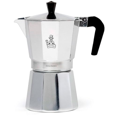 Dolciano-Cafetiere-Italienne-6-Tasses-Moka-Traditionnelle-en-Aluminium-Cafetiere-Italienne-Inox-pour-Plaques-a-Gaz-et-Electriques-Filtre-Amovible-et-Soupape-de-Securite-0-0