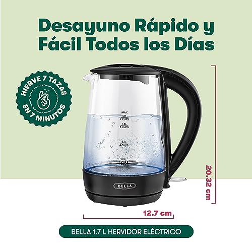 BELLA-Bouilloire-electrique-17-l-Bouilloire-en-verre-portable-et-sans-fil-avec-eclairage-LED-changeant-de-couleur-fonction-darret-automatique-et-protection-contre-lebullition-a-sec-noir-0-0