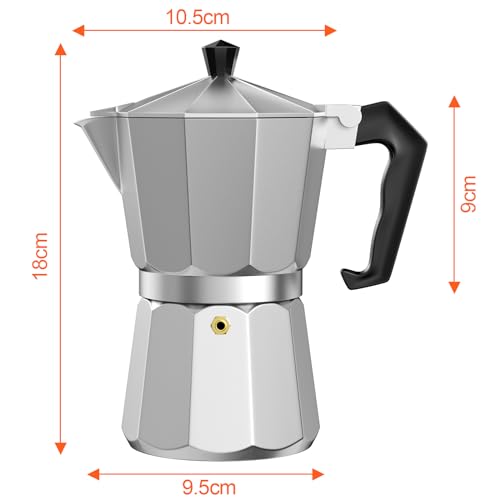 WinGluge-Cafetiere-Italienne-en-Aluminium-Cafetiere-de-6-Tasses-Cafetiere-Expresso-Iconique-Cafetiere-Moka-Valve-de-Securite-Joint-en-Silicone-pour-Vitroceramique-Gaz-Design-elegant-Argente-0-0