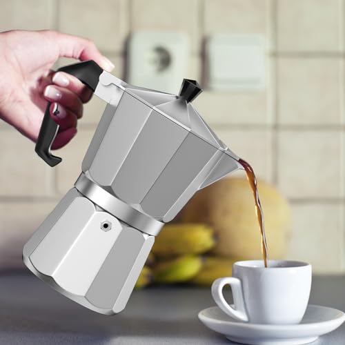 WinGluge-Cafetiere-Italienne-en-Aluminium-Cafetiere-de-6-Tasses-Cafetiere-Expresso-Iconique-Cafetiere-Moka-Valve-de-Securite-Joint-en-Silicone-pour-Vitroceramique-Gaz-Design-elegant-Argente-0-2