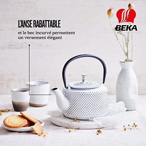 Beka-Jito-theiere-en-fonte-08-L-Theiere-avec-infuseur-en-inox-anse-rabattable-et-bec-veseur-anti-goutte-Bouilloire-compatible-avec-tous-feux-Theiere-avec-couvercle-amovible-0-2