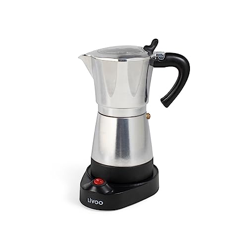 Livoo-cafetiere-italienne-electrique-DOD117A-300ml-6-tasses-480W-aluminium-fonction-maintien-au-chaud-0-2