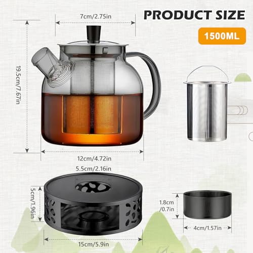 1500ml-Theiere-En-Verre-Avec-Rechaud-Theiere-En-Verre-Avec-Infuseur-Theiere-Avec-Infuseur-Chauffe-Theiere-Chauffe-Theiere-Theiere-Avec-Rechaud-Pour-The-En-Vrac-Et-Sachets-De-The-0-0