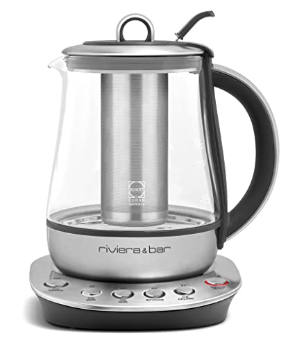rivierabar-Theiere-Bouilloire-a-Temperature-Reglable-JAIPUR-ZEN-Verre-Trempe-et-Inox-Ideale-Infusions-Thes-Verts-Noirs-Oolongs-12L-22x255x21-cm-0