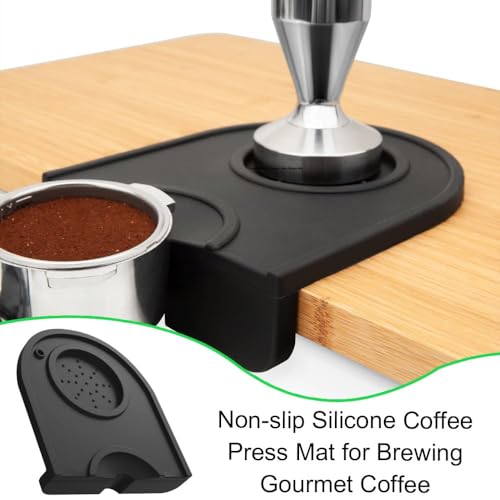 KOZOY-Tapis-de-Tassage-Espresso-1-Pieces-Tapis-de-Tamper-a-Cafe-en-Silicone-Tampon-Presse-Poudre-Cafe-pour-Accessoires-Barista-Machine-a-Cafe-Plan-de-Travail-de-Cuisine-0-0